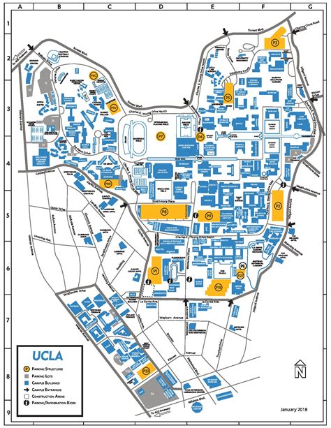 Ucla Campus Map 2022