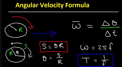 Linear And Angular Velocity Formula | My XXX Hot Girl