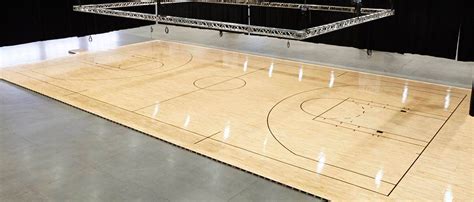 Portable, Professional Basketball Court Rental - Home Court Advantage