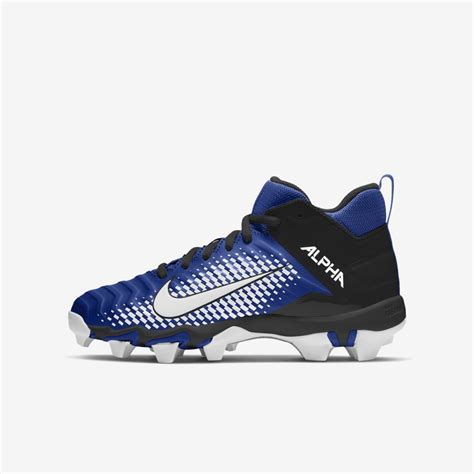 Nike Alpha Menace Shark 2 Little/Big Kids' Football Cleat (Game Royal) | Kids football cleats ...