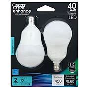 Feit Electric Enhance A15 40-Watt LED Light Bulbs - Soft White - Shop Light Bulbs at H-E-B