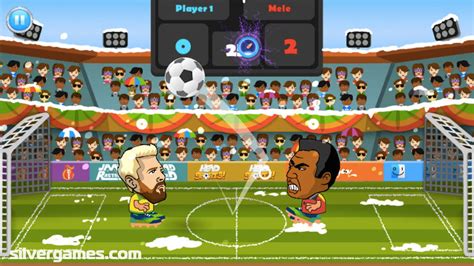 2 Player Head Football - เล่นออนไลน์กับ SilverGames 🕹️