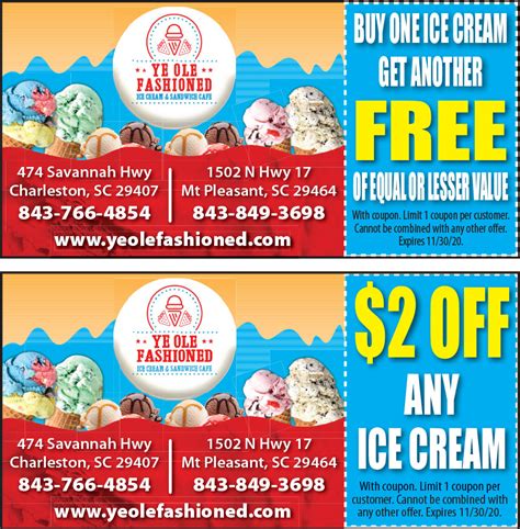 $2 OFF ON ANY ICE CREAM | Online Printable Coupons: USA Local Free ...