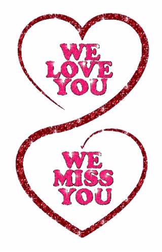 We Love You Miss You Sticker - We love you Miss you - Discover & Share GIFs