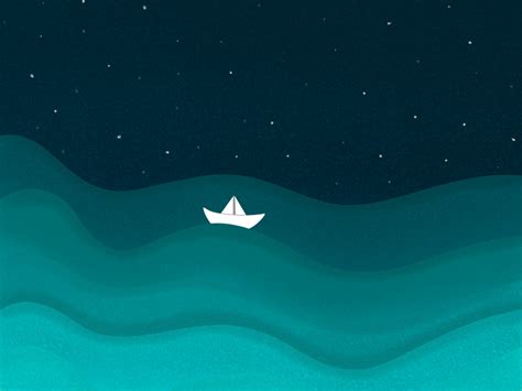 Little boat by Martin Paseka on Dribbble