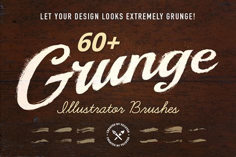 Free: 60 Grunge Illustrator Brushes - Design Cuts