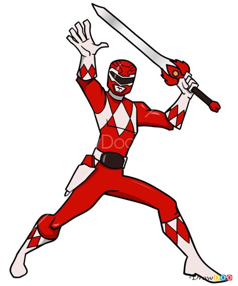 How to Draw Red Ranger, Power Rangers