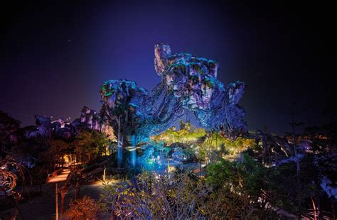 New Nighttime Photos of ‘Pandora – The World of Avatar’ Released | The ...