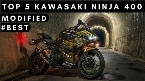 Ninja 400 - 5 Amazing Kawasaki Ninja 400 Modified in India | Bigmodz - YouTube