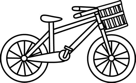 Bike Clip Art Black And White