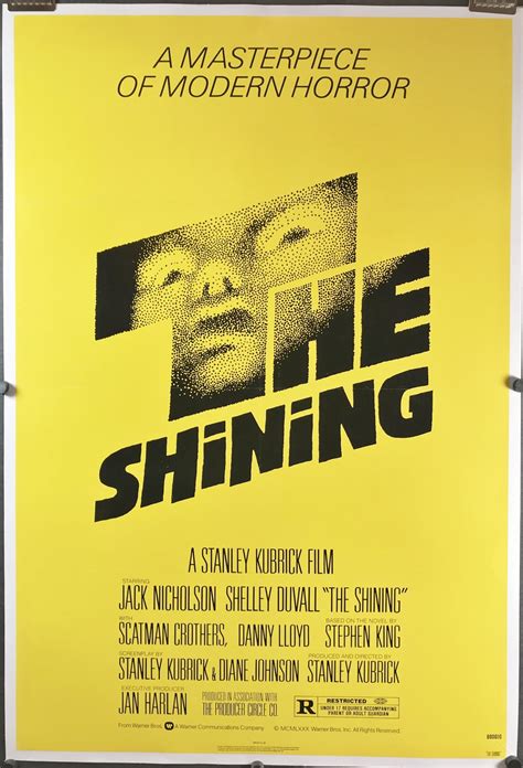 THE SHINING, Original Stanley Kubrick Vintage Movie Poster - Original Vintage Movie Posters