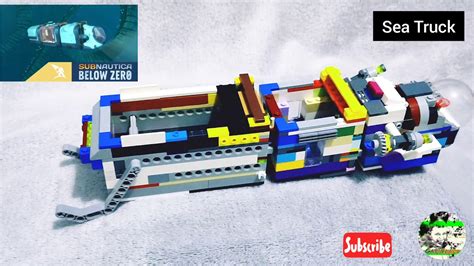 Lego Subnautica moc (Chelicerate,Sea Truck,Shadow leviathan,Ice Worm) - YouTube