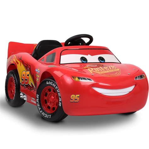 Disney Licensed Lightning McQueen Kids Ride On Car | Red (Ka-Chow) — RideOns.com.au