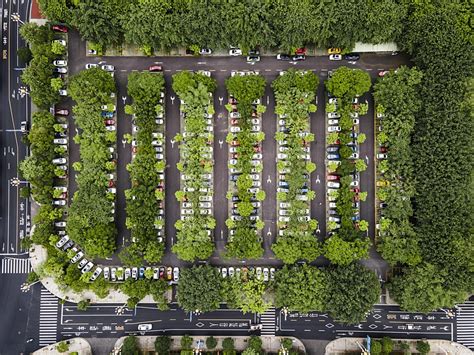 Parking Lot Aerial View