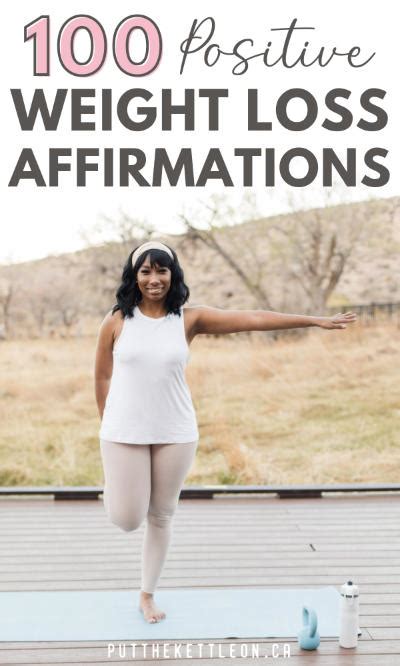 100 Positive Weight Loss Affirmations To Help With Mindset