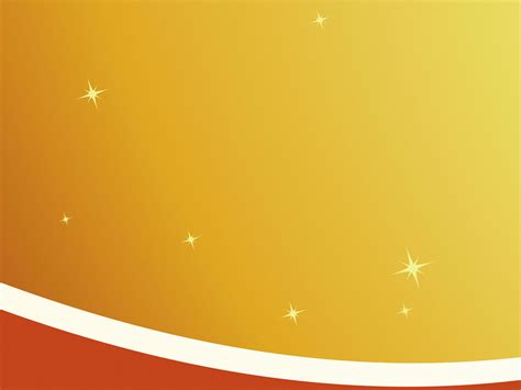 White Curve On Orange Background For PowerPoint, Google Slide Templates - PPT Backgrounds