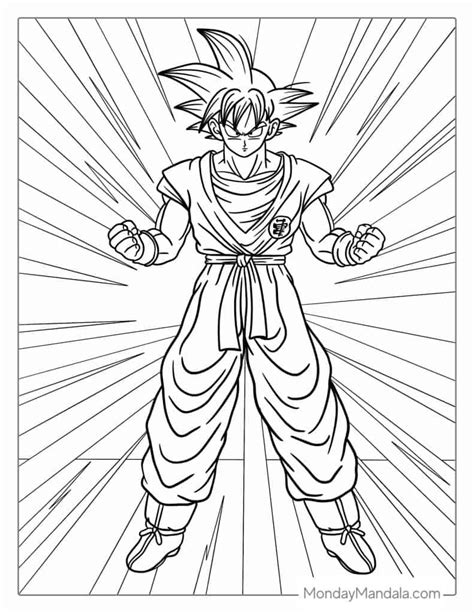 Son Goku Coloring Pages