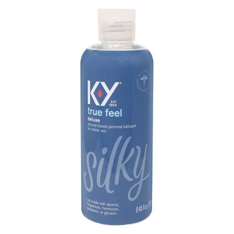 K-Y True Feel Lube, Personal Lubricant, Silicone-Based Formula, Safe to Use with Condoms, For ...