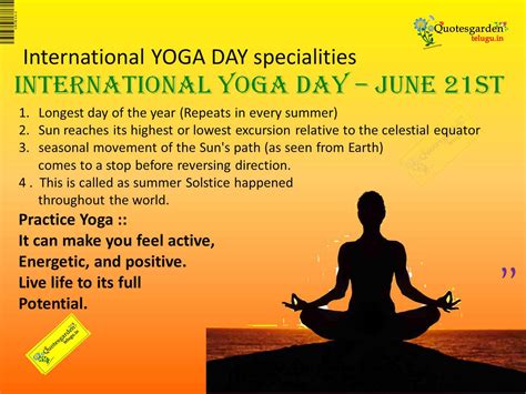 International Yoga Day - Specialties in International Yoga Day - Best Quotes and messages for ...