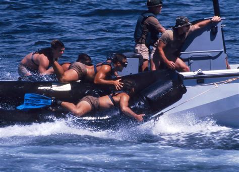 Navy Seals Practice High Speed Boat Photograph by Michael Wood