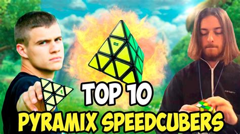 Top 10 Speedcubers Pyraminx 2016 - YouTube