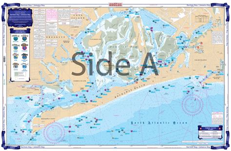 Raritan Bay and Jamaica Bay Coastal Fishing Chart 62F