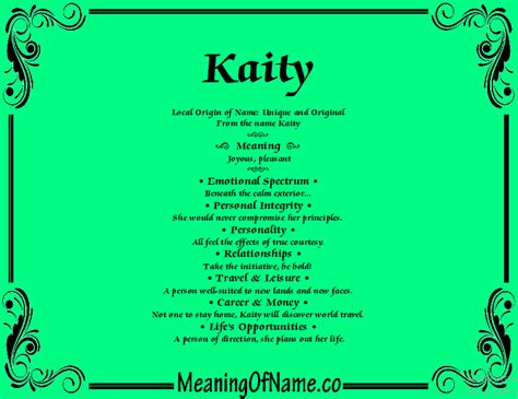 Kaity - Meaning of Name