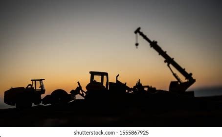 Construction Equipment Silhouette Images: Browse 287,672 Stock Photos & Vectors Free Download ...