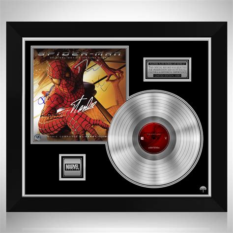 Spider-Man 2002 Soundtrack Platinum LP Limited Signature Edition Custom ...