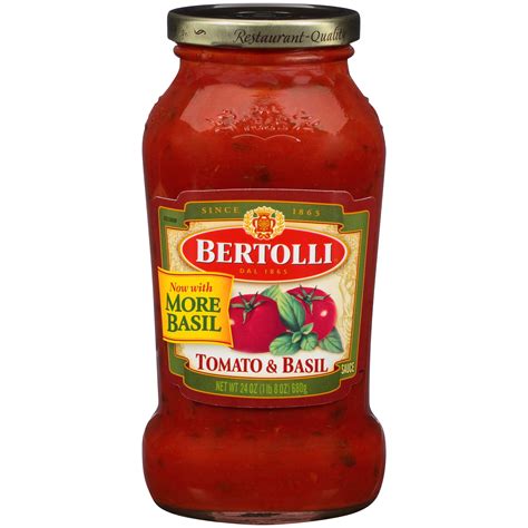 Bertolli Tomato & Basil Pasta Sauce 24 oz. - Walmart.com