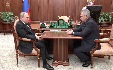 Meeting with Defence Minister Sergei Shoigu • President of Russia