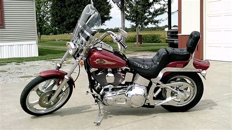 1998 Harley-Davidson® FXSTC Softail® Custom (Red), Vergennes, Illinois ...