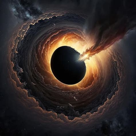 Premium AI Image | Supermassive black hole