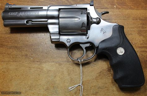 Colt Anaconda 44 Magnum 4" Barrel 6 Shot Stainless Steel Revolver