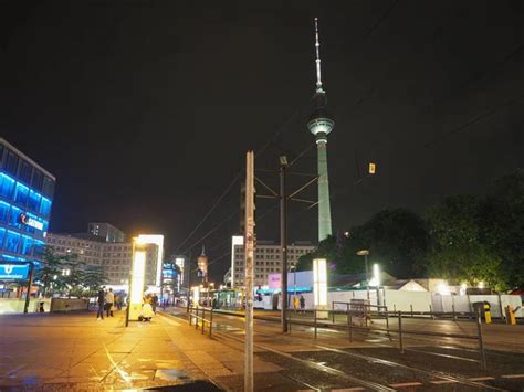 Berlin at night panorama Stock Photos, Royalty Free Berlin at night ...