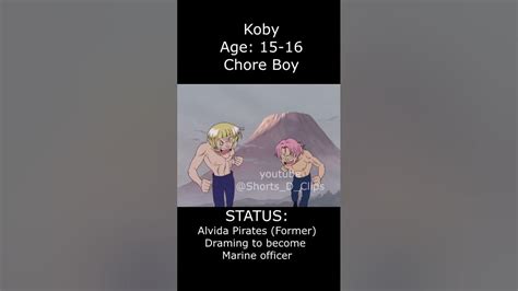 Koby Glow up #onepiece #shorts #koby - YouTube