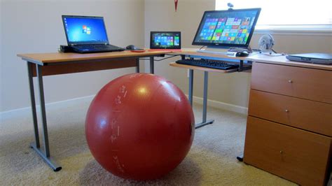 Exercise Ball in Office