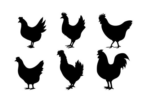 Chicken Silhouette Outline at GetDrawings | Free download
