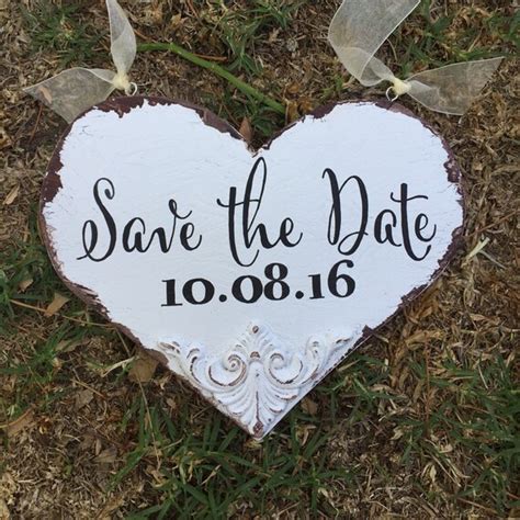 save the date sign chalkboard heart sign