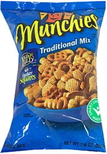 Munchies Traditional Snack Mix - 7.75 oz, Nutrition Information | Innit