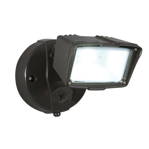 Shop Utilitech Pro 23-Watt Bronze LED Dusk-To-Dawn Security Light at Lowes.com | Led flood ...