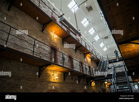 Ireland, County Cork, Cork City, Cork City Gaol, jail museum, West Wing interior Stock Photo - Alamy