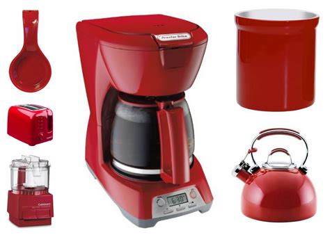 Red Kitchen Appliance and Accessories Sale