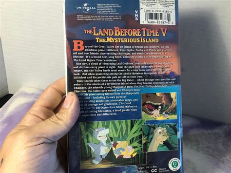 Vintage the Land Before Time V 5 the Mysterious Island VHS Cassette Tape Vintage 90's Kid's ...