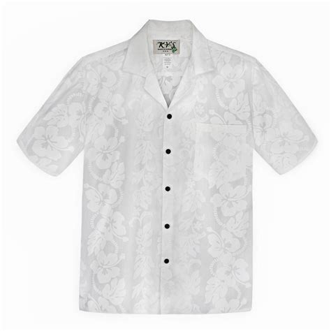 Hawaiian Shirt - Tropical Bliss - White