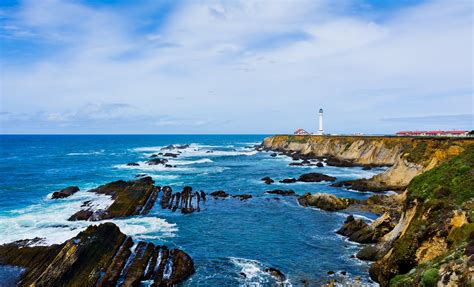 Point Arena Lighthouse in Point Arena, CA - California Beaches