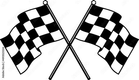 Racing Flag Finnish checkered flag Svg Vector Car Racing flags crossed ...