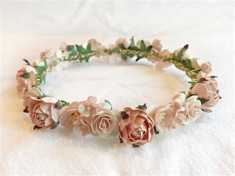 Flower Crown Baby Flower Crown Flower Crown Baby Pink - Etsy