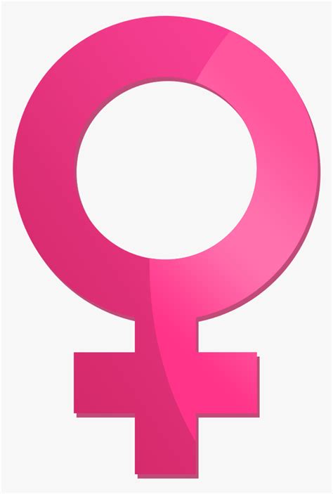 Gender Symbol Female - Female Gender Sign Clipart, HD Png Download - kindpng