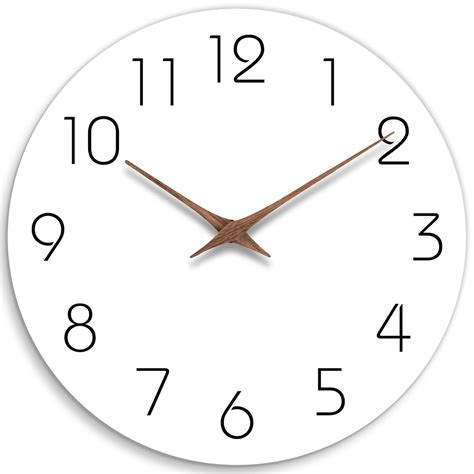 Mosewa Wall Clock 16 Inch Silent Non Ticking Wall Clocks Battery Operated White for sale | Mesa ...